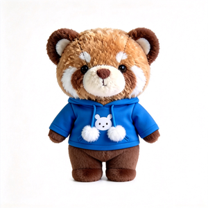 Nuovo Peluche Mini <span class=keywords><strong>Panda</strong></span> <span class=keywords><strong>Rosso</strong></span> 2026, Giocattolo Personalizzato a Forma <span class=keywords><strong>di</strong></span> Animale, Orsacchiotto <span class=keywords><strong>Panda</strong></span> <span class=keywords><strong>Rosso</strong></span> Seduto Imbottito - Product Image 4