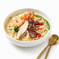 Spaghetti de fruits de mer surgelés de qualité export, marque privée, directement de l'usine, OEM, emballage personnalisé, fournisseur pour commandes en gros