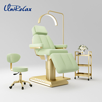 Table de massage électrique robuste et réglable pour spa, soins du visage, salon de beauté et extensions de cils