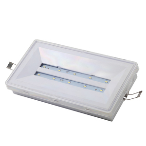 Luz <span class=keywords><strong>de</strong></span> <span class=keywords><strong>Emergencia</strong></span> LED Empotrada <span class=keywords><strong>de</strong></span> Plástico Recargable con Batería <span class=keywords><strong>de</strong></span> Respaldo <span class=keywords><strong>Permanente</strong></span> IP20 - Product Image 1