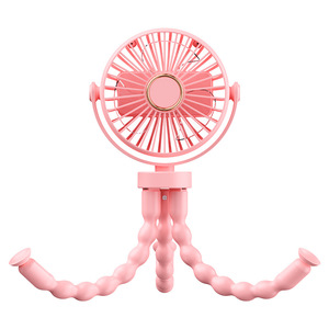 Mini Portable Fan Foldable Rechargeable Low Noise For Baby Stroller Use - Product Image 2