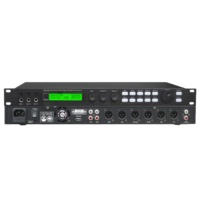Console de mixage amplifiée 6 canaux avec 320 effets DSP, égaliseur, enregistrement, mixeur audio, boîtier métallique