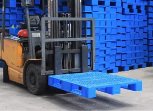 Virgin HDPE 1200*1000 4-way Entry H1 Plastic Pallet/pallets With Steel Pipe