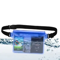 Bolsa de natação à prova d' água, sacola de mergulho subaquática para telefone celular