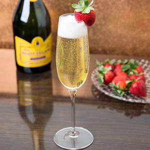 SUNYO Clear Wine Glass Goblet <strong>Champagne</strong> Lead Free Crystal 230ml 7.8oz CLASSIC Classical <strong>Champagne</strong> <strong>Flutes</strong> 100 Degree Drink Glass - Product Image 5