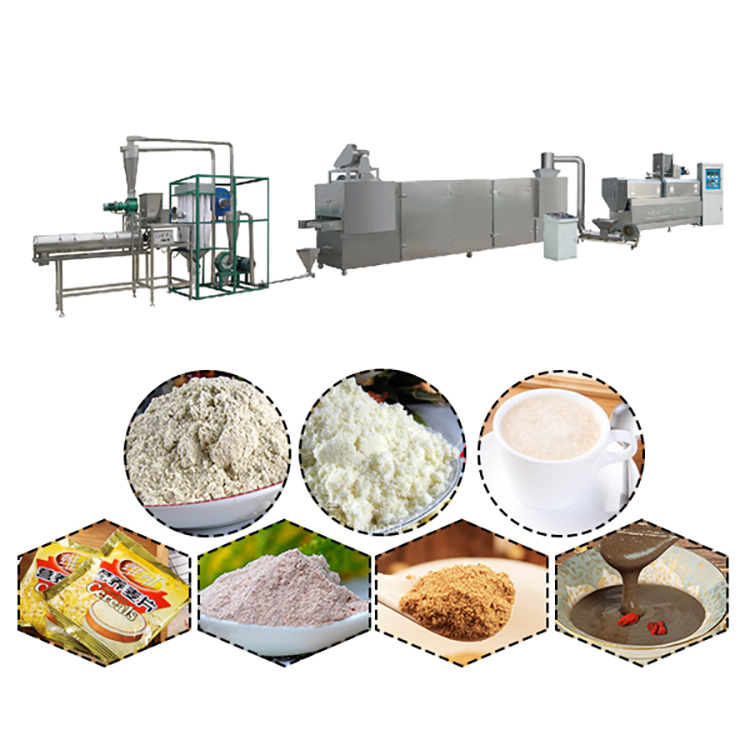 automatic nutritional rice protein powder making extrusion machine