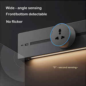 <span class=keywords><strong>Prise</strong></span> de rail amovible personnalisable UK/EU/US USB Socket Set 32A Kitchen Sideboard Induction Light Strip Track Socket avec prises - Product Image 5