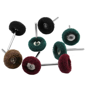 Minitaladro abrasivo, almohadilla de fregado, rueda de pulido de fibra con vástago de 3mm para <span class=keywords><strong>Dremel</strong></span>, conjunto de <span class=keywords><strong>accesorios</strong></span> de herramientas rotativas - Product Image 3