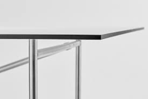 उच्च गुणवत्ता वाले वाटरप्रूफ और फायर प्रतिरोधी 5 + वर्ष की वारंटी के साथ पर्यावरण होटल आउटडोर एचपीएल टेबल - Product Image 5