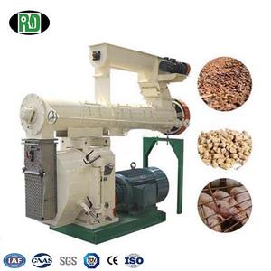 1-8 t/h machine automatique d'alimentation en céréales de luzerne d'herbe machine d'alimentation de volaille et de poissons flottants - Product Image 1