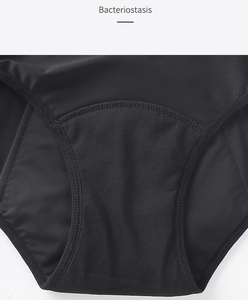 Pantalon physiologique sans couture <span class=keywords><strong>anti</strong></span>-<span class=keywords><strong>fuite</strong></span> pour femmes extra large 4 couches sanitaires <span class=keywords><strong>Anti</strong></span>-<span class=keywords><strong>fuite</strong></span> latérale taille basse slips menstruels pour femmes - Product Image 5