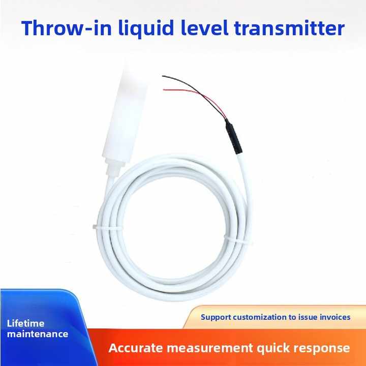 Ptfe Hydrostatic Liquid Level Sensor Transmitter Plastic Anti-Corrosion ...