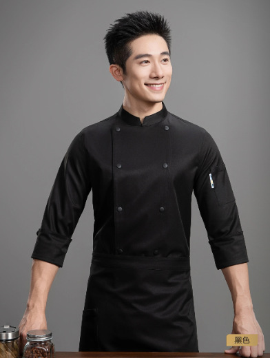 Top nero + grembiule