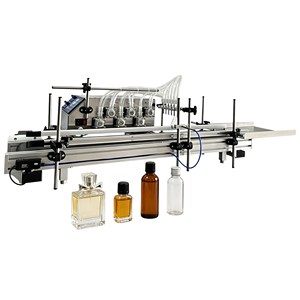 Machine de remplissage de bouteilles de haute précision, automatique, de bureau, à 6 têtes, à pompe péristaltique, pour boissons, produits chimiques, économie d'énergie - Product Image 1