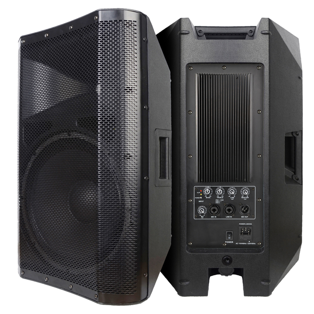 Accuracy Pro Audio CAN12APC 350W 12 Inch Plastic Party Karaoke Bi-amp Class H Active Power Speaker