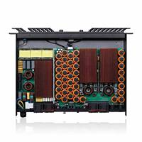 Penguat Daya Profesional Kelas D 1U TDP222 FCC CE ROHS 2*2200W 8Ω, 2*3600W 4Ω, Casing Logam dengan Harga Terjangkau