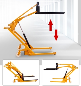 Mini Montacargas Telescópico a Batería, <span class=keywords><strong>Apilador</strong></span> Portátil Multifuncional Pequeño para Carga en Almacén - Product Image 3