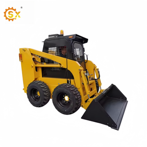 Cargador deslizante de orugas con ruedas superventas de fábrica <span class=keywords><strong>SANXIAN</strong></span>, cargador deslizante de cubo pequeño de 1000 kg y 0,5 centímetros cúbicos - Product Image 3