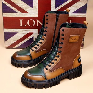 Botas de Moda para Hombre y Niño, de Caña Alta, con Suela Gruesa, Estilo Casual, por Encima de la Rodilla, Zapatos de Hombre con Suela Gruesa y a la Moda - Product Image 6