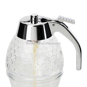 Easy Hand Press No Drip Honey sciroppo Jar Squeeze Dispenser portabottiglie per pane - Product Image 4