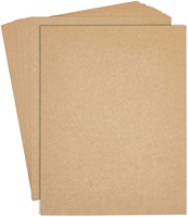 Feuilles de papier kraft non couché A4 220 GSM, papier artisanal brun, papier imprimable pour bricolage