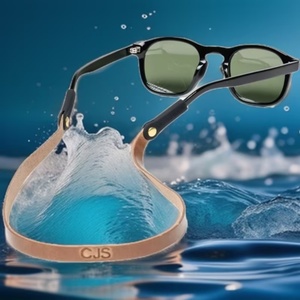 สายคล้องแว่นตาหนังแท้ Boshiho แบบรักษ์โลก สไตล์เรโทร ป้องกันการสูญหาย พร้อมโลโก้ลายนูนสำหรับเล่นกีฬา - Product Image 4