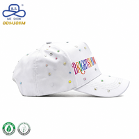 Casquettes de baseball en tissu denim et daim, style tendance, personnalisées, avec strass, pour unisexe, vêtements de rue décontractés, vente chaude