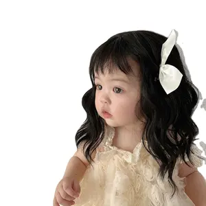 Baby Fashion Cute Baby Girl Hair Wig Long Straight Children Kids Girls Natural Wave Wig For Baby Girl Child