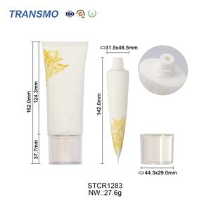 Tubo de Crema Facial de 100g, Tubo Exprimible para Loción Corporal, Tubo Cosmético para el Cuidado de Manos y Piel, Hecho de Plástico - Product Image 2