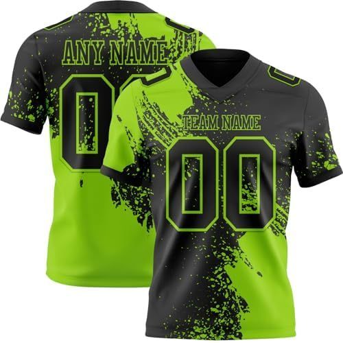 Noir et vert fluo