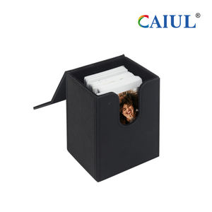 กล่องเก็บภาพถ่ายขนาดใหญ่ กล่องใส่การ์ด กล่องเก็บรูปภาพแบบพลิกหนัง สำหรับภาพถ่ายฟูจิ อินสแต็กซ์ มินิ/สแควร์ - Product Image 3