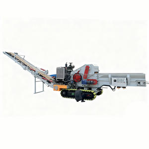 Broyeur de bois industriel robuste avec construction en acier lourd et système hydraulique pour l'industrie des biocarburants - Product Image 4