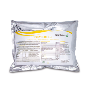 Factor Humus 2Kg Fulvic Granular Organic <b>Fertilizer</b> (10-0-4) with 26% Total Humic Acids and 11% Amino Acids Model FULVIC 2KG - Product Image 1