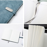 Großhandel Weiß PU Leder Notebook Geschenkset Anpassbare Luxus A5 Tagebuch Thermoskanne Notizbuch Geschenk box Mit Stift und Flasche