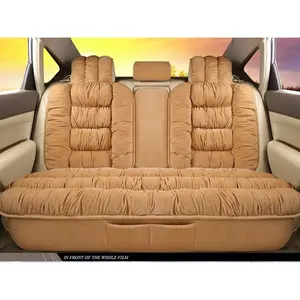 Hot Koop Auto Decoratieve Zetels Cover Universal Winter Zachte Warme Bont Fluwelen Pad Interieur Accessoires Kussen Auto Stoelhoezen