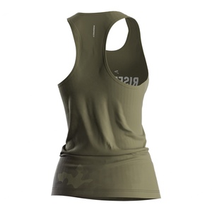 Camiseta sin mangas de camuflaje para mujer con espalda cruzada, de secado rápido, elástica, sin mangas, ropa deportiva de fitness, ajuste ceñido para entrenamiento - Product Image 2