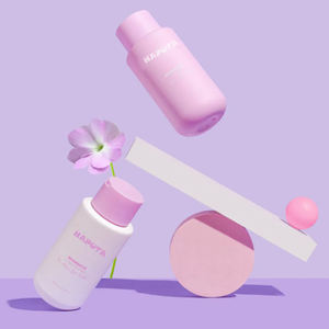 300ml HDPE Custom Printed Recycled Empty Plastic Shampoo <strong>Bottle</strong> Flip Top Cap Soft <strong>Blue</strong> Pink Soft Touch Squeezable <strong>Bottle</strong> - Product Image 6