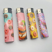 BAIDA USB Style Électrique Rechargeable Briquet À Gaz Coupe-Vent Intérieur/Extérieur Cuisine Voyage Logo BBQ Bougie Utilisation Fabriqué En Plastique