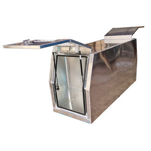 Kamyon kullanılan Metal hayvan seyahat taşıyıcısı köpek kafesi alüminyum Pet kutusu - Product Image 4