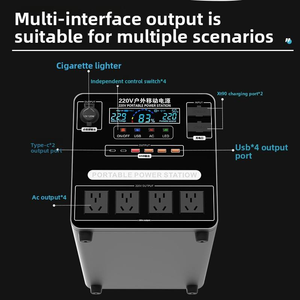 Cocypower Nuevo Generador Solar Portátil para Exteriores, Linterna, Arrancador de Coches, Compatible con Onda Sinusoidal Pura para Teléfono Móvil - Product Image 1