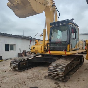 Excavateur Komatsu PC200 d'occasion en bon état Marque japonaise célèbre avec roulement de pompe à engrenages et composants de base PLC à vendre - Product Image 1