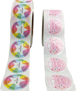 מתנת ויניל עמיד למים אישית מודפסת מדבקות מדבקות לקידום Die Cut מדבקות לוגו בהתאמה אישית - Product Image 3