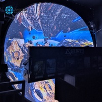 360 Dôme Cinéma 12D 4D Théâtre Grands équipements d'amusement en plein air Écran de dôme volant intérieur pour parcs à thème VR/MR/AR