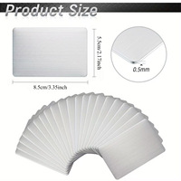 Cartes de visite et étiquettes personnalisables en métal moderne, gravure laser, acier inoxydable 304 brossé, nouveauté chinoise, best-seller