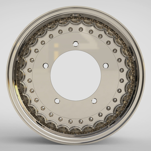 วงล้อ5 convo Pro แบบกว้างตัดเป็นรูปดาวสำหรับรถโบราณล้อ5X205 - Product Image 2