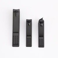 Coupe-ongles de voyage en acier inoxydable noir pour femmes, ciseaux à ongles pour manucure et pédicure, outil de soin des ongles