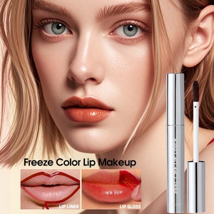 Nouveauté - Masque à lèvres imperméable longue durée, gloss et rouge à lèvres teinté avec crayon à lèvres - Cosmétiques de beauté en marque privée - Product Image 2