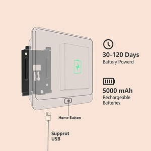 Téléphone <span class=keywords><strong>de</strong></span> <span class=keywords><strong>porte</strong></span> vidéo <span class=keywords><strong>de</strong></span> la plus haute qualité enregistrement Wifi visualisation interphone parler voix maison Peep trou - Product Image 3