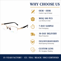 Superovo – Montures de lunettes semi-cerclées carrées en corne de buffle et titane pour hommes, idéales pour la myopie – Meilleures montures de lunettes