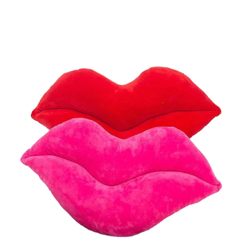 Creative Red Lip Sofa Doll Living Room Gifts Home Decor Lips Stuffed Plush Toys Lips Throw Pillow